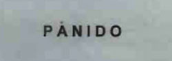 P A N I D O Device mark 1087224 Trademark