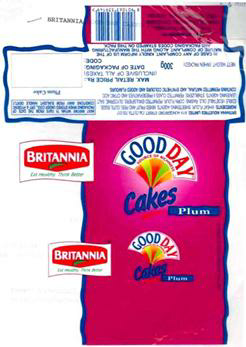 Britinnia Good Day Cakes-plum Device mark 907538 Trademark