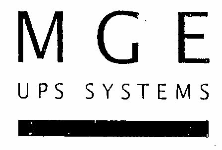 M G E Ups Systems Device mark 1276224 Trademark