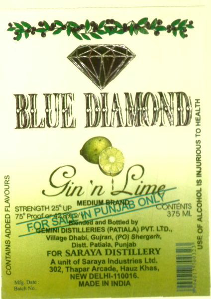 Blue Diamond Device mark 1207302 Trademark
