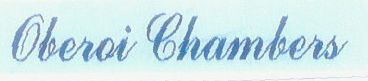 Oberai Chambers (label) Device mark 1382464 Trademark