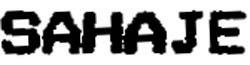 Sahaje Device mark 938941 Trademark