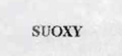 Suoxy Device mark 968889 Trademark
