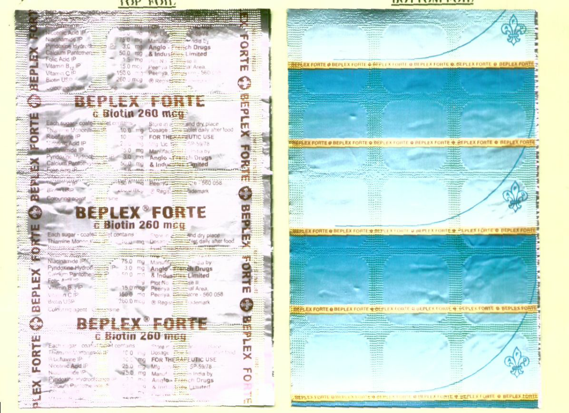 Beplex Forte Tablets Device mark 1267342 Trademark
