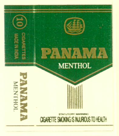 Panama Menthol (device Of Ship) Device mark 1336052 Trademark
