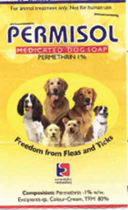 Permisol ( Device Of Dogs Used With Label ) Device mark 1311182 Trademark