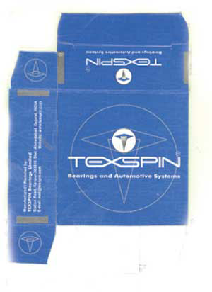 Texspin ( Label) Device mark 1372001 Trademark