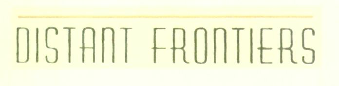 Distant Froatiers ( Letters Overlined). Device mark 1457431 Trademark