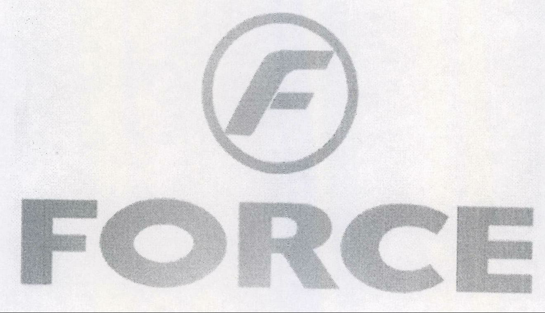 Force (device Of Circle With Letter) Device mark 1411075 Trademark