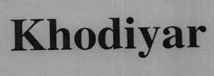 Khodiyar Device mark 1012611 Trademark