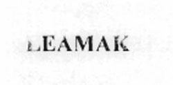 Leamak Device mark 1043723 Trademark