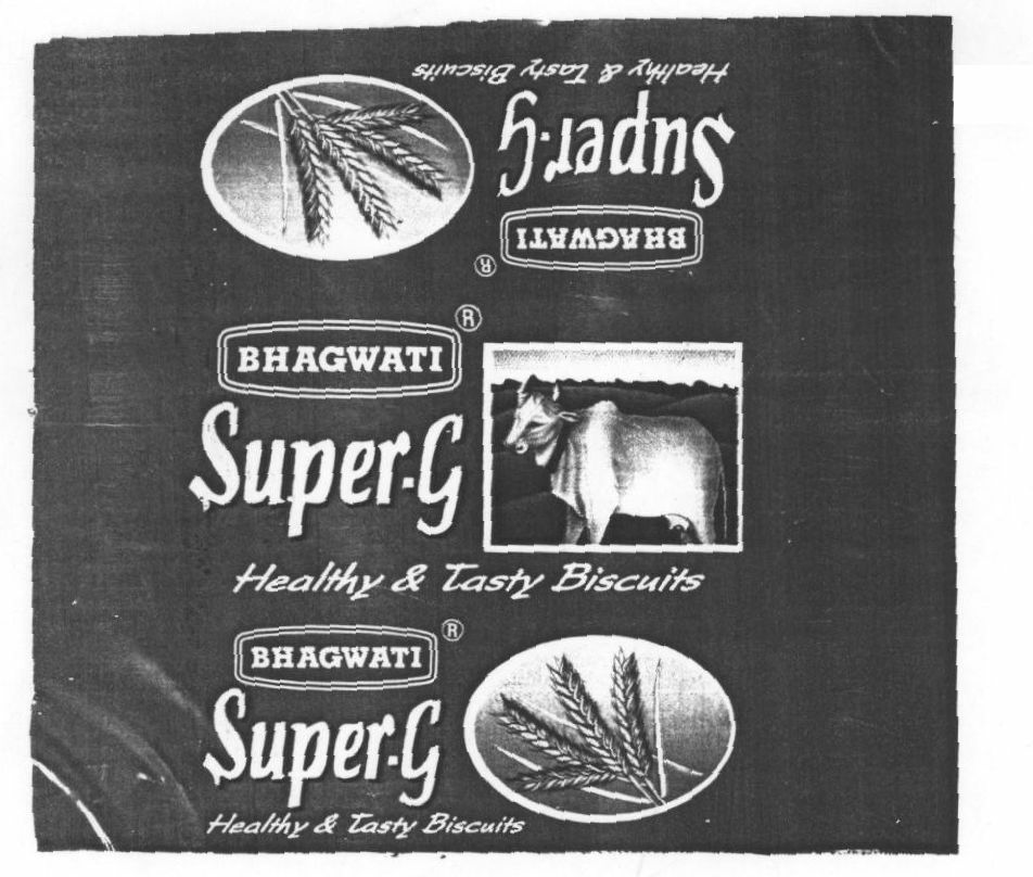 Super-g (device Of Cow & Corn) Device mark 1030580 Trademark