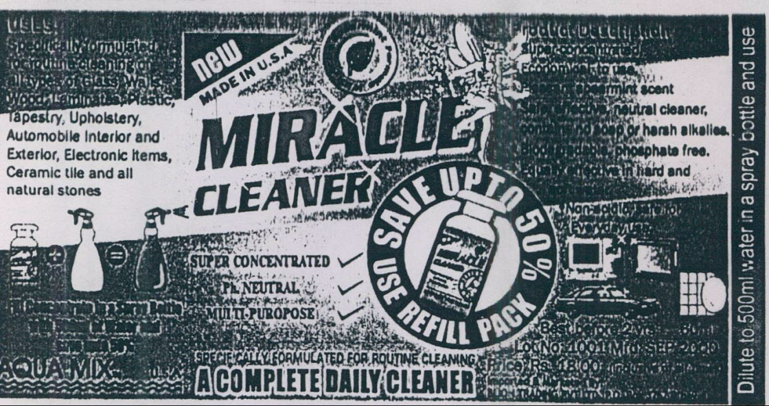 Miracle Cleaner (lael) Device mark 983809 Trademark