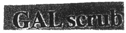 Gal Scrub (label) Device mark 1425930 Trademark