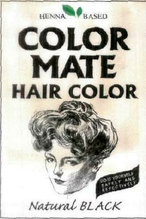 Color Mate Hair Color (label) Device mark 1014488 Trademark