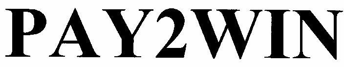 Pay2win (letter Written In Heavy Character) Device mark 1487500 Trademark