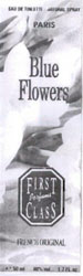 Blue Flowers First Perfumes Class Device mark 1073923 Trademark