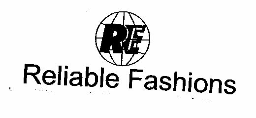 Reliable Fashions (device Of Globe) Device mark 1470493 Trademark