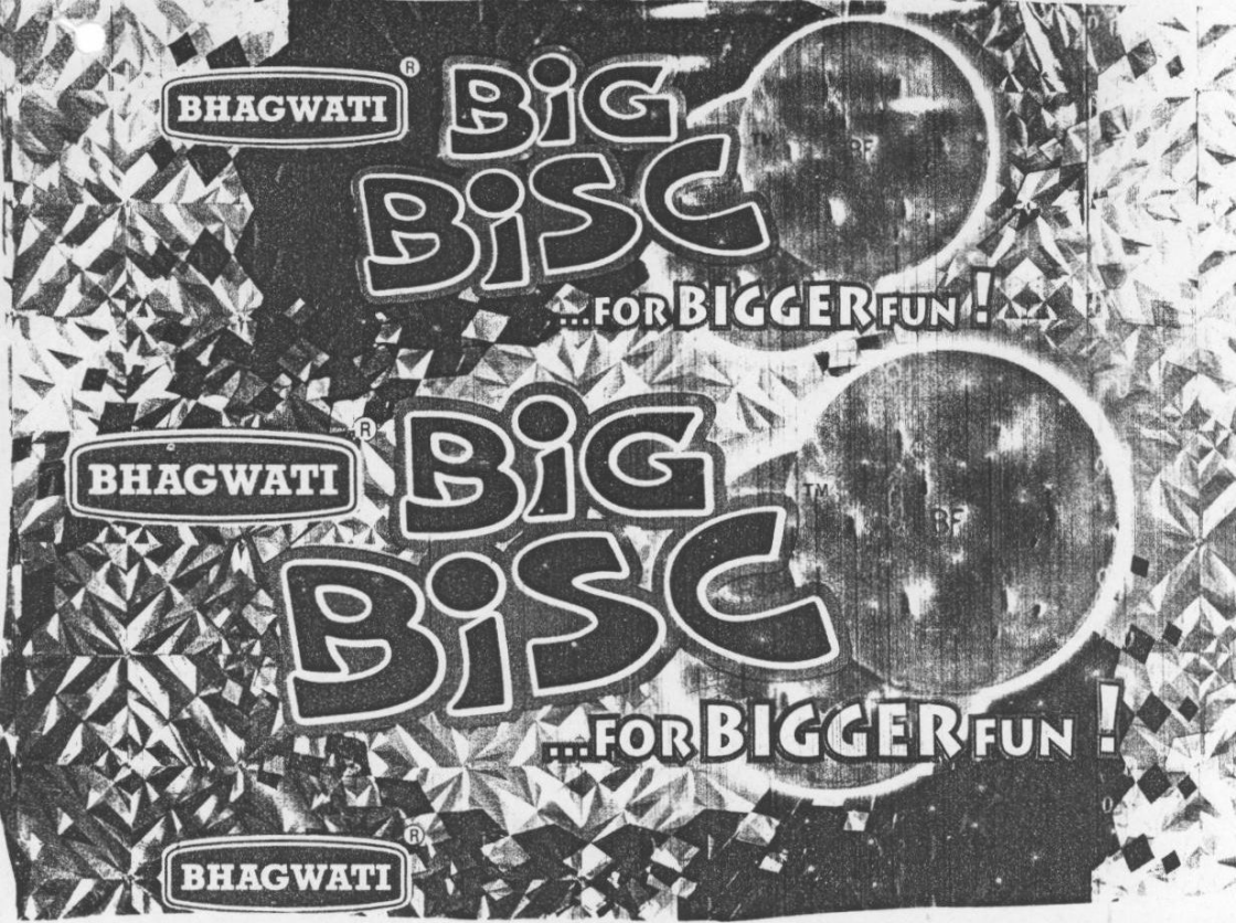 Bhagwati Big Bisc For Bigger Fun ! [device Of Biscuits] [label] Device mark 1112737 Trademark
