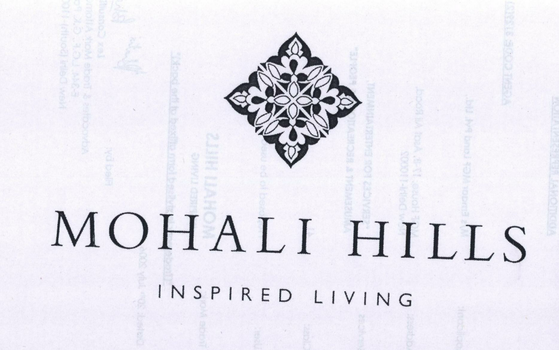 Mohali Hills Inspired Living With Label Device mark 1471990 Trademark