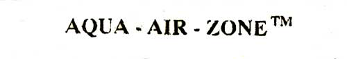 Aqua-air-zone Device mark 1121810 Trademark