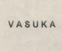 Vasuka Device mark 1104444 Trademark