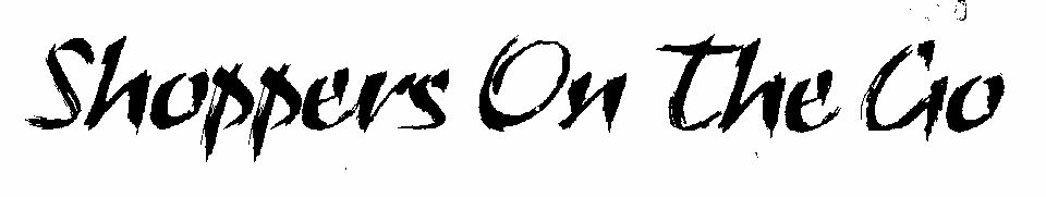 Shoppers On The Go (letter Written In Special Form) Device mark 1470082 Trademark
