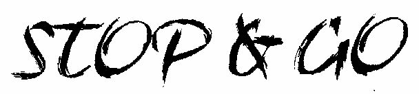 Stop & Go (letter Written In Special From) Device mark 1470127 Trademark