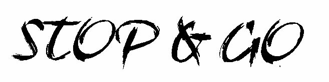 Stop & Go (letter Written In Special From) Device mark 1470144 Trademark