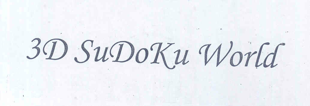 3d Sudoku World (label) Device mark 1476659 Trademark