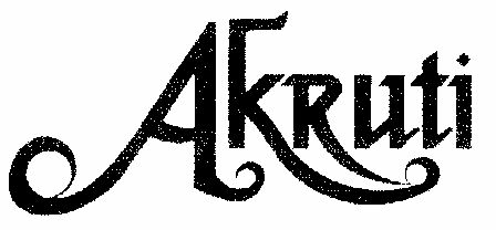 Akruti (special Form Of Writing) Device mark 1485013 Trademark
