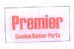 Premier Genuine Rubber Parts (label) Device mark 1476823 Trademark