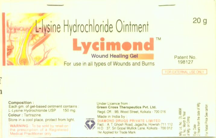 Lycimond Skin Deep Device, (label) Device mark 1487009 Trademark