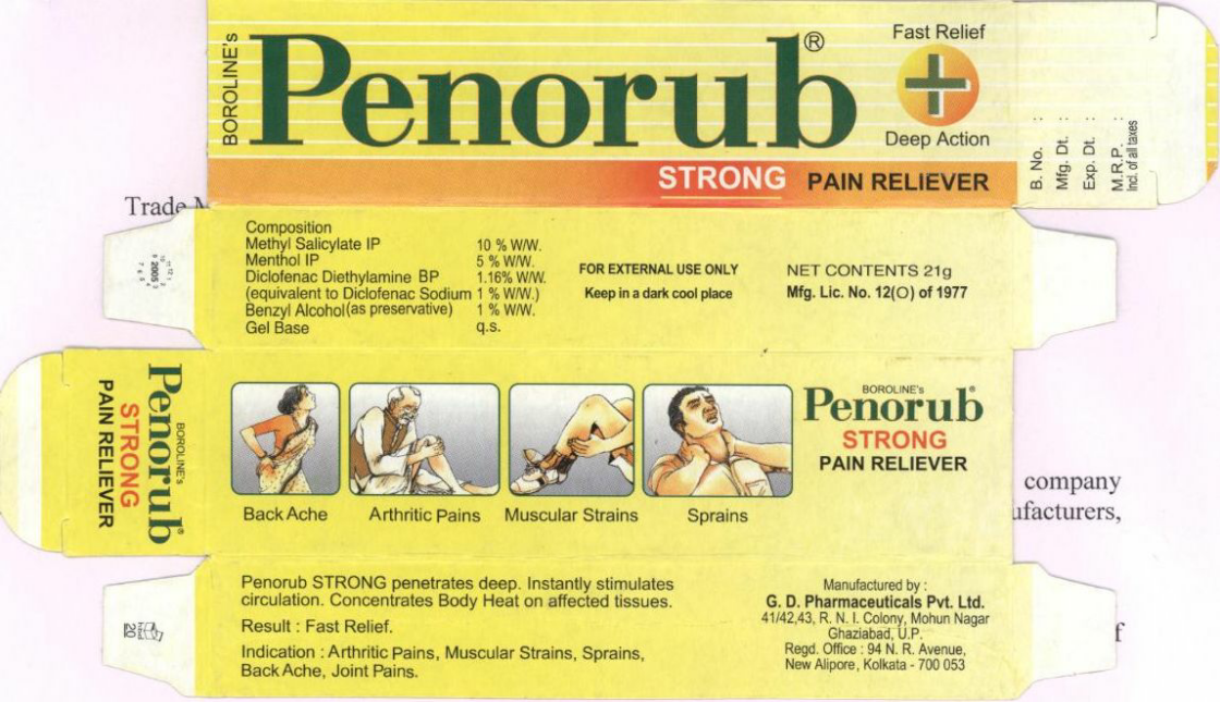 Penorub Strong Device mark 1491775 Trademark