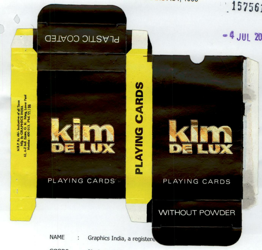 Kim De Lux (label) Device mark 1575613 Trademark