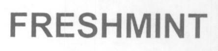 Freshmint Device mark 1591585 Trademark