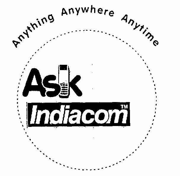 Ask Indiacom (label) Device mark 1546312 Trademark
