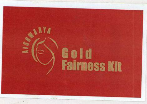 Aishwarya Gold Fairness Kit (label) Device mark 1521969 Trademark