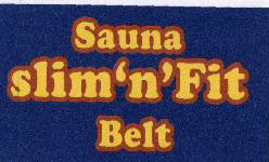 Sauna Slim N Fit Belt (label) Device mark 1592426 Trademark
