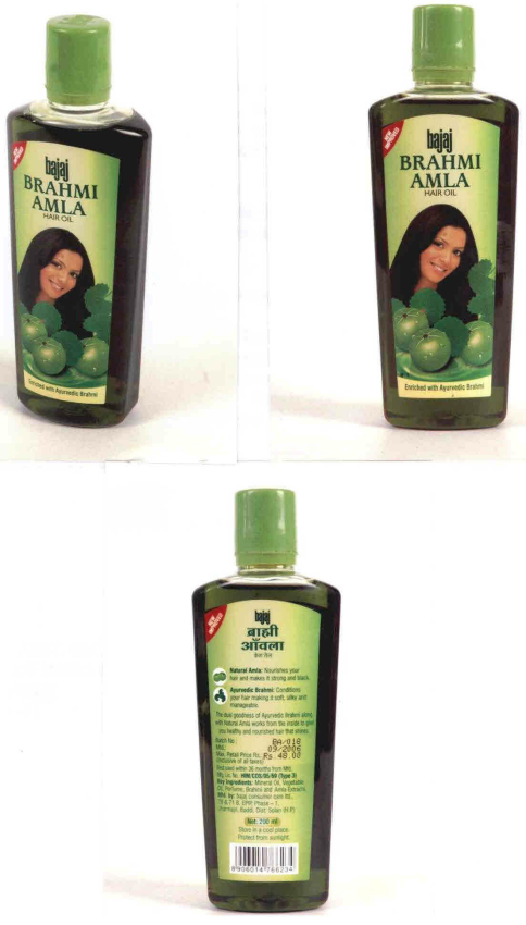 Bajaj Brahmi Amla (label) Device mark 1560100 Trademark