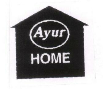 Ayur Home (label) Device mark 1561895 Trademark