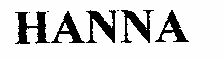 Hanna Device mark 1536027 Trademark