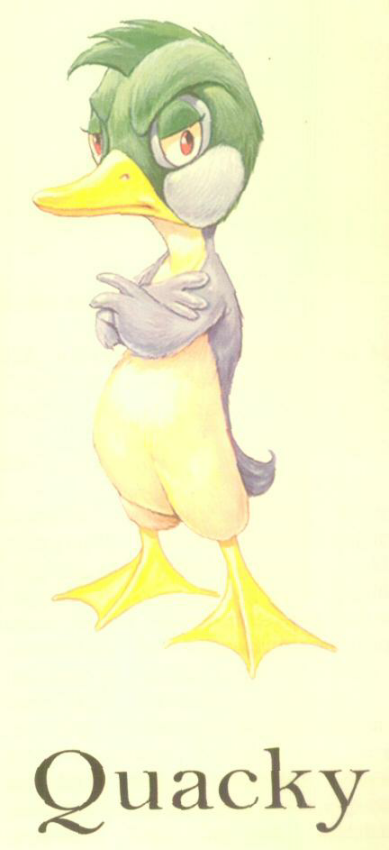 Quacky (device Of Animal) Device mark 1622553 Trademark