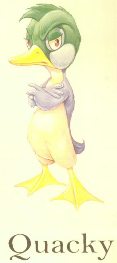 Quacky (device Of Animal) Device mark 1622562 Trademark