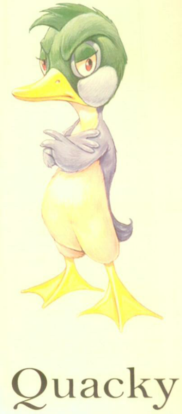 Quacky (device Of Animal) Device mark 1622564 Trademark