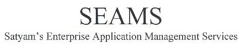 Seams - Satyam's Enterprise Application Management Services Device mark 1636548 Trademark