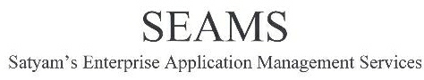 Seams Satyam's Enterprise Application Management Services Device mark 1636551 Trademark