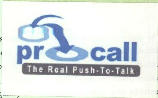 Procall With Label Device mark 1606863 Trademark
