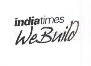 Indiatimes Webuild Device Device mark 1552217 Trademark