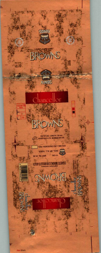Chancellor Browns (label) Device mark 1567267 Trademark